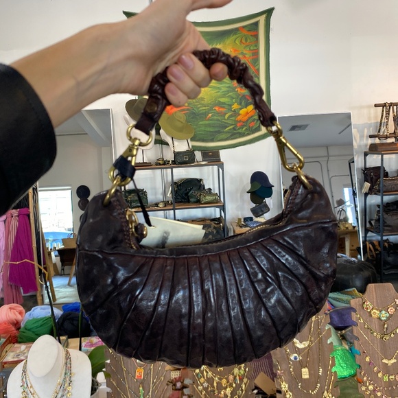 Shoulder Bag "LUNA" in brown - Picture 6 of 6